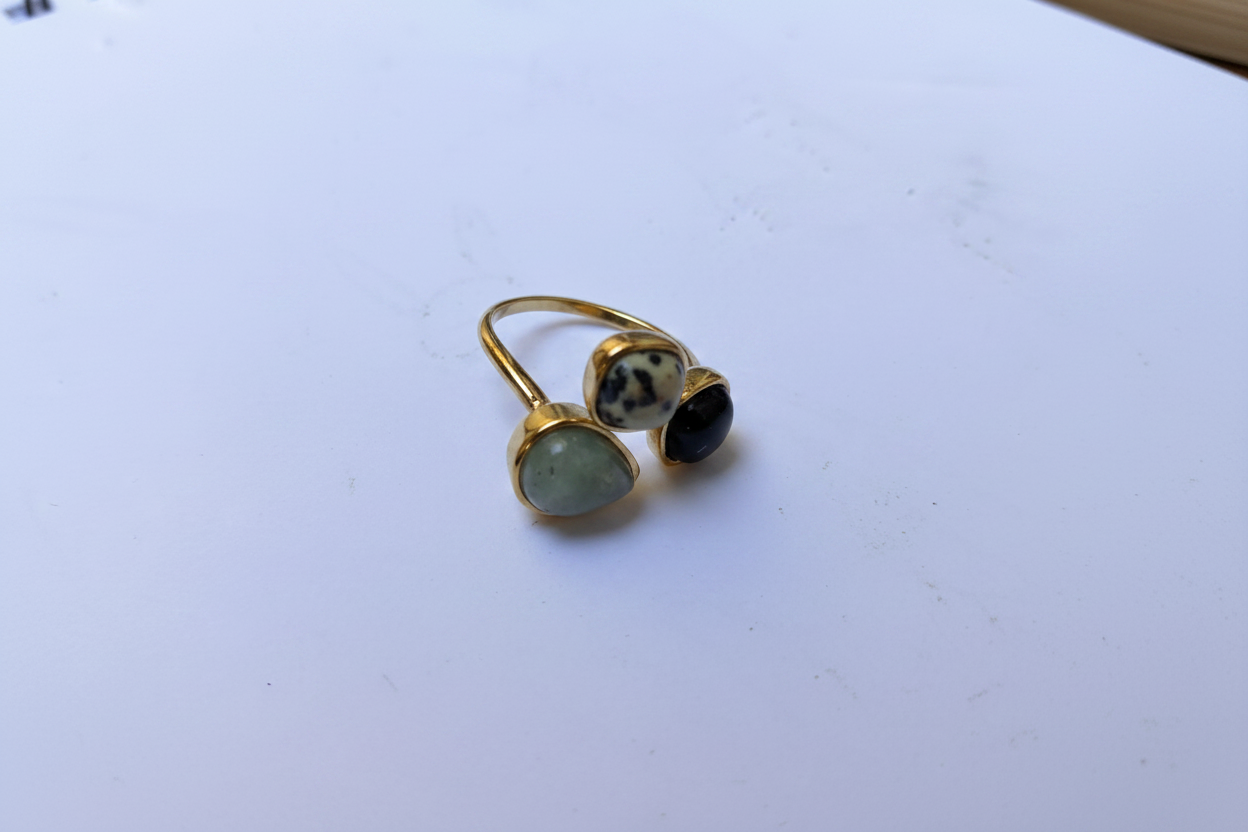 Bague Trio de Pierres