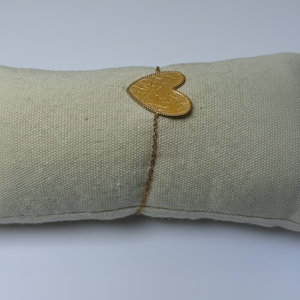 Bracelet Cœur Doré