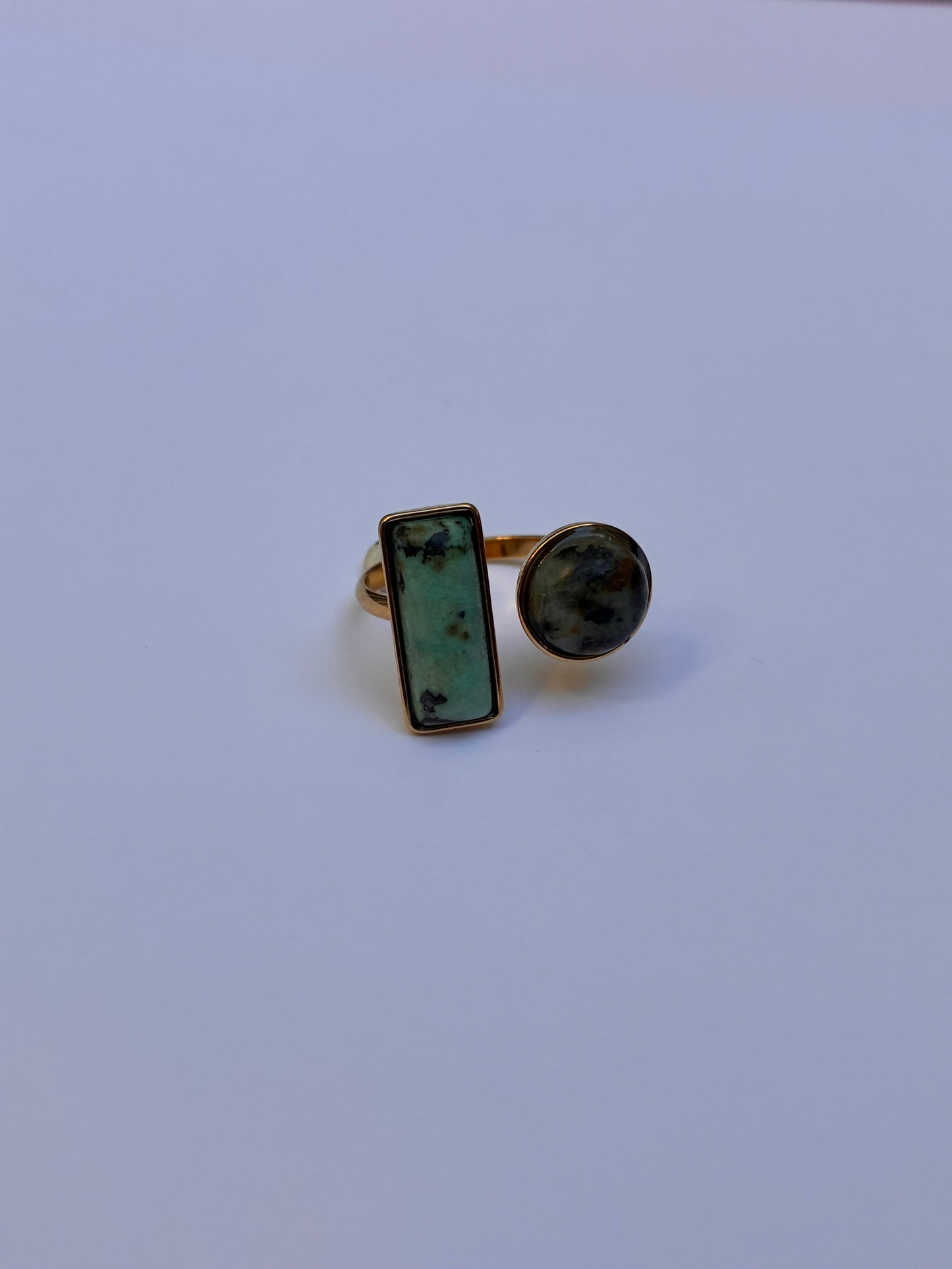 bague avec pierres