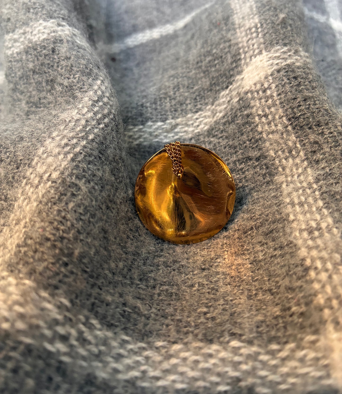bague dorée ajustable