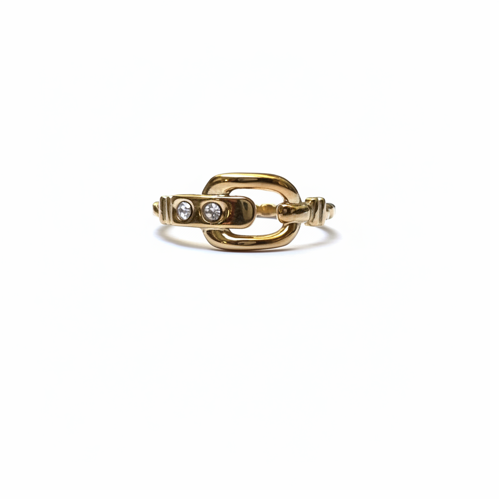 Bague Torsadée Dorée