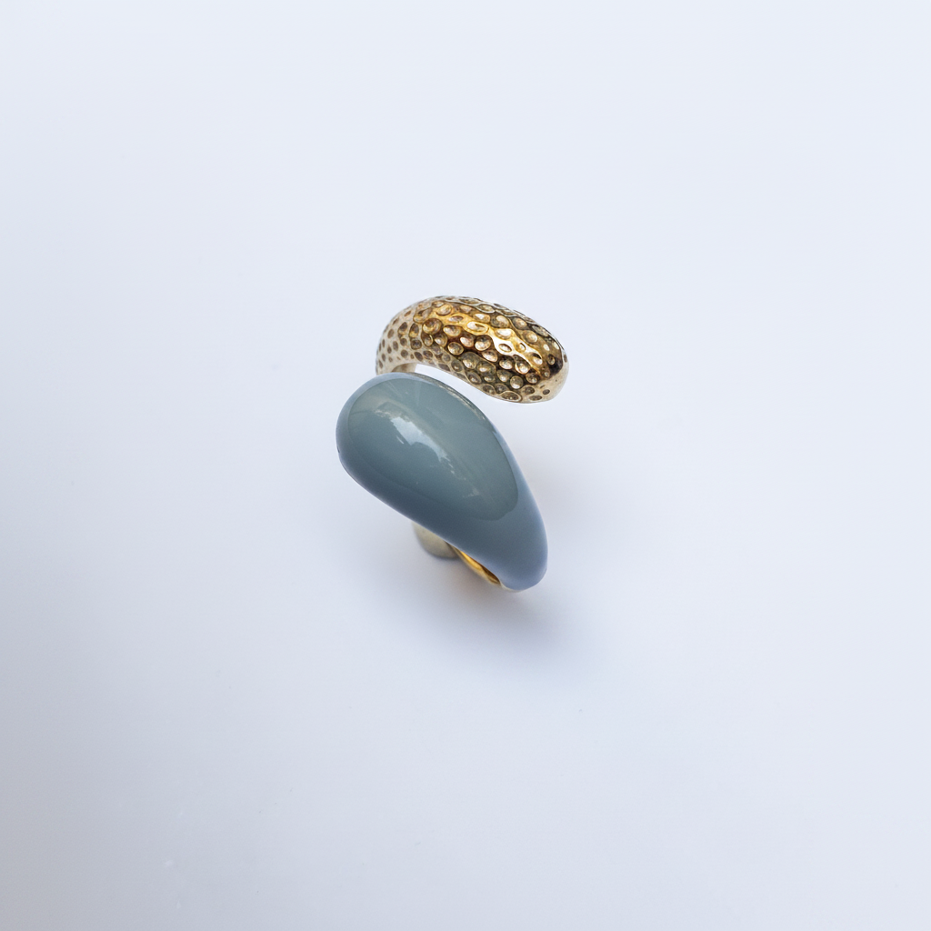Bague Pierre Bleue - Retouche légère