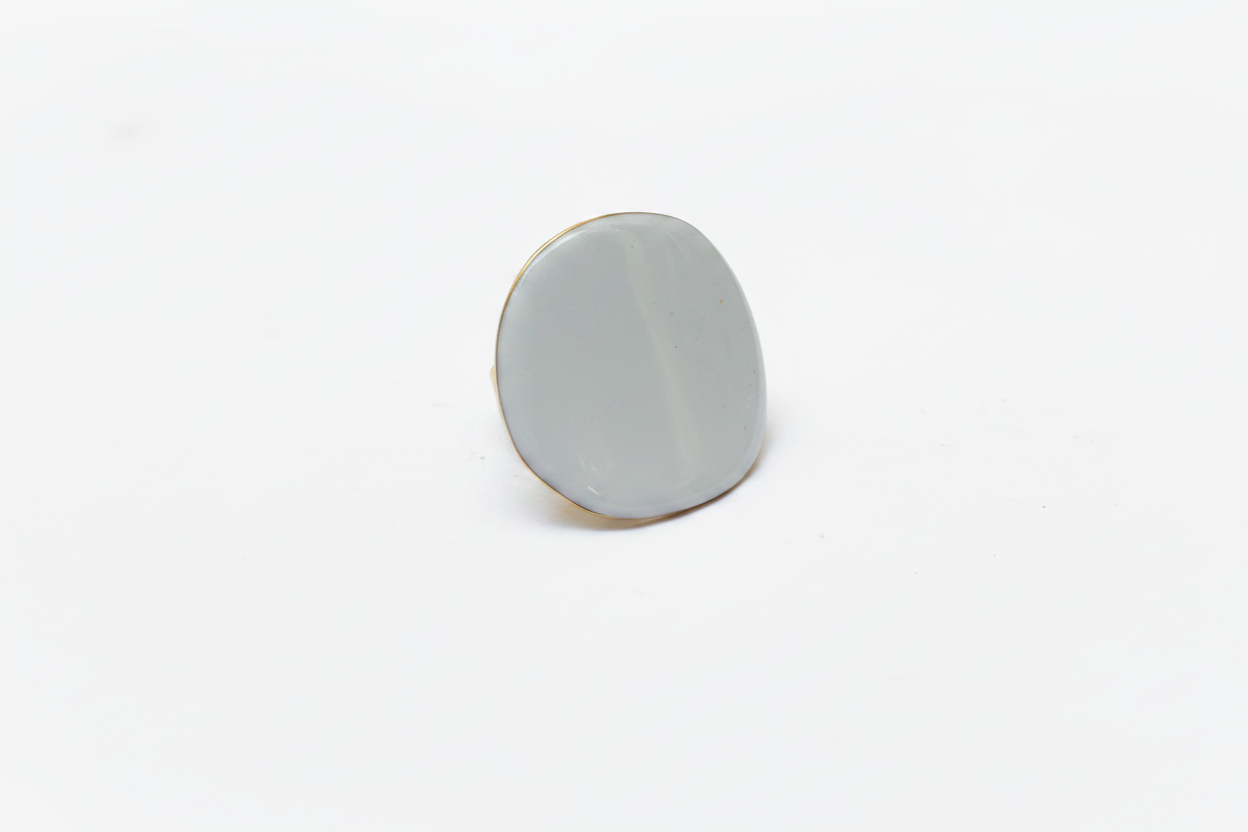 Bague Chevalière Pierre Ovale