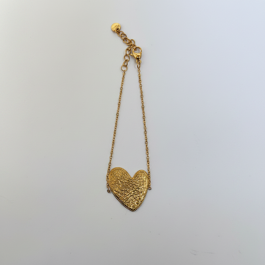 Bracelet Cœur Doré