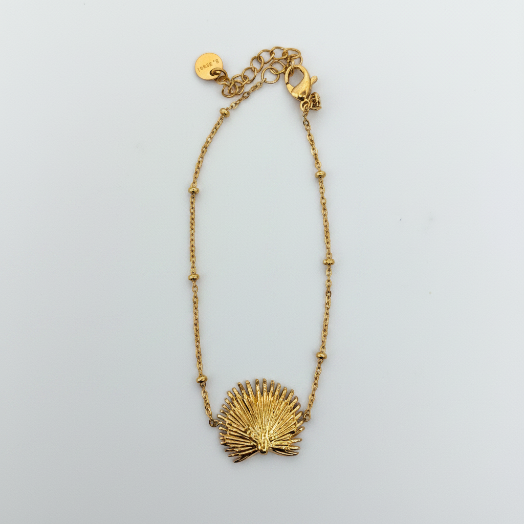 Bracelet Coquillage fond blanc